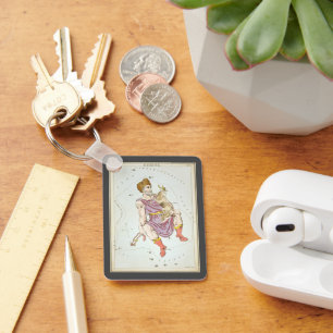 Urania's Spiegel, Vintage-Astronomie-Himmelsatlas Schlüsselanhänger