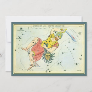 Urania's Spiegel, Vintage-Astronomie-Himmelskarte