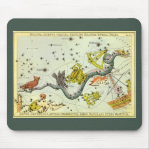 Urania's Spiegel, Vintage-Astronomie-Himmelskarte Mousepad