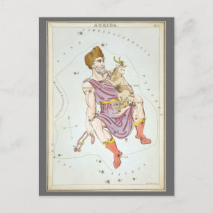 Urania's Spiegel, Vintage Astronomie Himmelskarte Postkarte