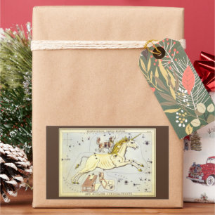 Urania's Spiegel, Vintage-Astronomie-Himmelskarte Rechteckiger Aufkleber