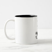 Uranisches Kindersymbol Astrologie Zodiac Planet Z Zweifarbige Tasse (Links)