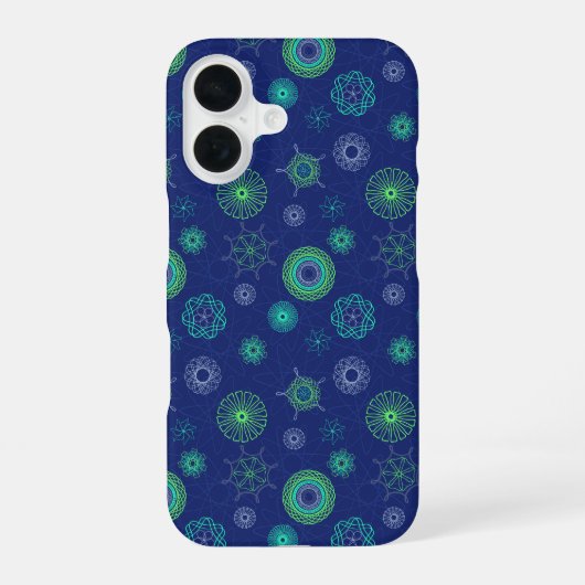 Uranium-Glanz iPhone 16 Hülle (Rückseite)