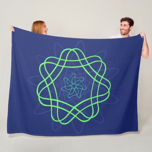 Uranium Glow Fleecedecke (Beispiel)