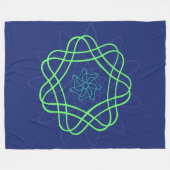 Uranium Glow Fleecedecke (Vorderseite (Horizontal))