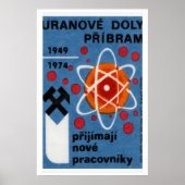 Uranium Mining - Matchbox Print - Czech Wall Art Poster (Vorne)