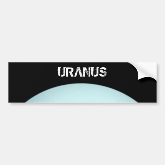 Uranus Autoaufkleber (Vorne)