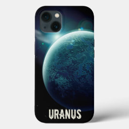 Uranus blauer Planet 3D-Universum-Darstellung Case-Mate iPhone Hülle