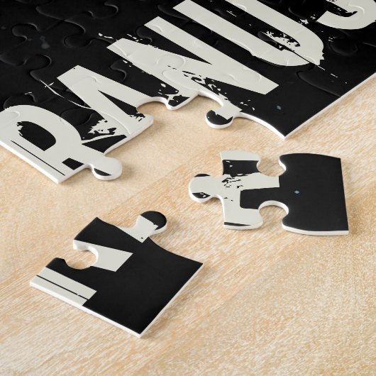 Uranus blauer Planet 3D-Universum-Darstellung Puzzle (Seite)