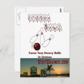 Uranus Bowl Postkarte (Vorne/Hinten)