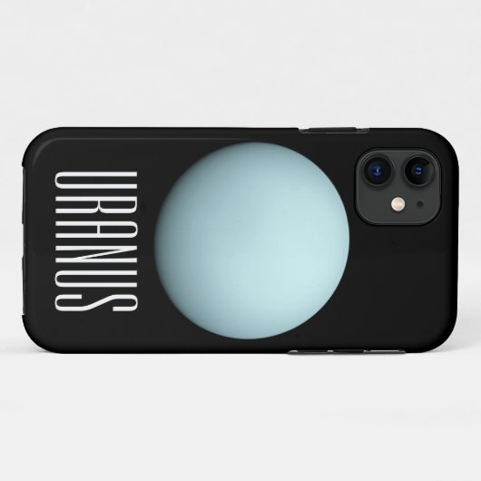 Uranus Case-Mate iPhone Hülle (Rückseite (Horizontal))