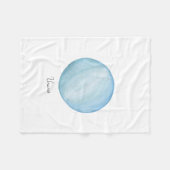 Uranus Fleecedecke (Vorderseite (Horizontal))
