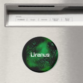Uranus Grüner Planet Magnet (In Situ (Geschirrspüler))