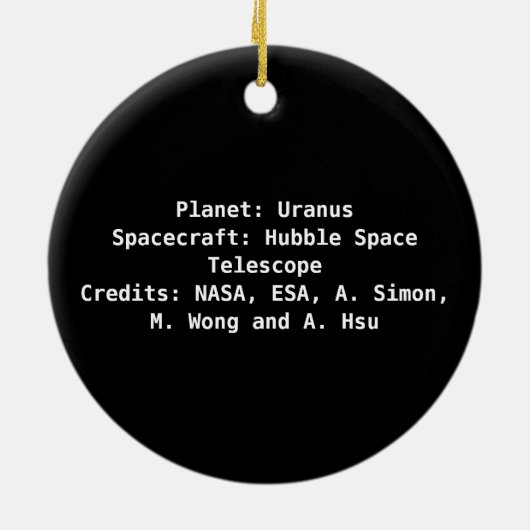 Uranus Keramik Ornament (Hinten)