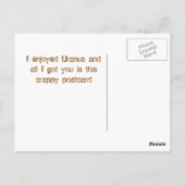 Uranus Mortuary Postkarte (Rückseite)