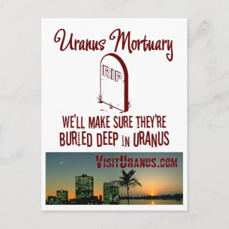 Uranus Mortuary Postkarte