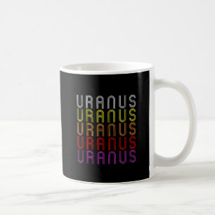 Uranus Planet Retro Vintage Astronomie T-Shirt Kaffeetasse