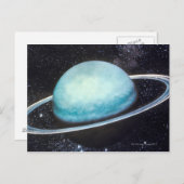 Uranus Postkarte (Vorne/Hinten)