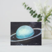 Uranus Postkarte (Stehend Vorderseite)