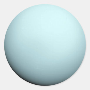 Uranus Runder Aufkleber
