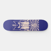 Uranus Sky God Greece Mythology Blue Skateboard (Horizontal)