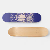 Uranus Sky God Greece Mythology Blue Skateboard (Horizontal)