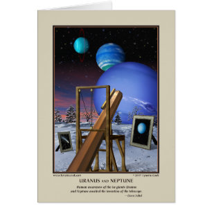 Uranus und Neptun-Karte