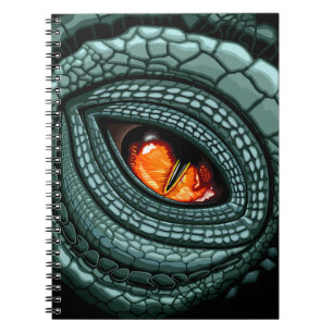 Urauffassung Reptilien-Raubtier-Auge Notizblock