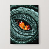 Urauge Reptilien-Räuber Button (Vorderseite)