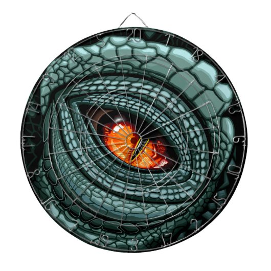 Urauge Reptilien-Räuber Dartscheibe (vorne)