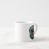 Urauge Reptilien-Räuber Espressotasse (Vorderseite Rechts)