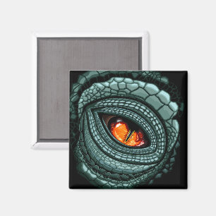 Urauge Reptilien-Räuber Magnet