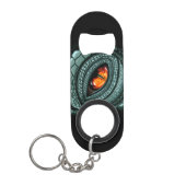 Urauge Reptilien-Räuber Mini Flaschenöffner (Vorderseite)