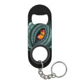 Urauge Reptilien-Räuber Mini Flaschenöffner (Rückseite)
