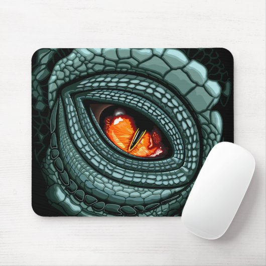 Urauge Reptilien-Räuber Mousepad (Mit Mouse)