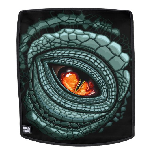 Urauge Reptilien-Räuber Rucksack (Abnehmbare Front)