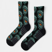 Urauge Reptilien-Räuber Socken (Links)