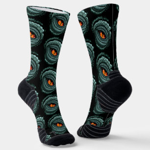 Urauge Reptilien-Räuber Socken