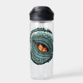 Urauge Reptilien-Räuber Trinkflasche (Rückseite)
