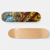 Urba Graffiti Wall Art Skateboard (Horizontal)