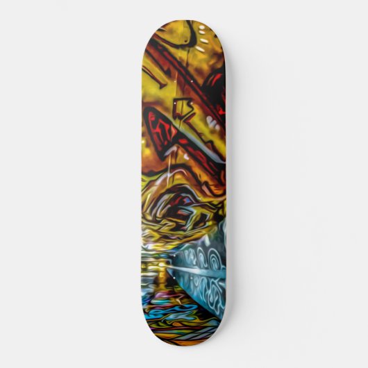 Urba Graffiti Wall Art Skateboard (Vorderseite)