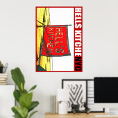 Urban59 ArtWorks Studio Hells Kitchen NYC Poster (Heimbüro)