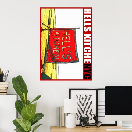 Urban59 ArtWorks Studio Hells Kitchen NYC Poster (Heimbüro)