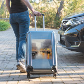 Urban Abend Rain Szene Aufkleber (Koffer Insitu)