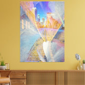Urban Abstrakt Cityscape Leinwanddruck (Insitu (Wohnzimmer))