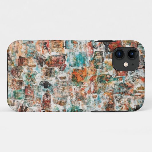 Urban Abstrakt Collage Mobile Case (Rückseite (Horizontal))