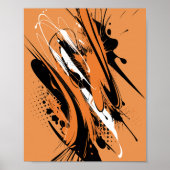 Urban Abstrakt Splash Poster (Vorne)