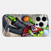 Urban Alien Basketball Player - Comic Style Art Case-Mate iPhone Hülle (Rückseite (Horizontal))