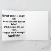 Urban Alpha Tiger Karte (Innenseite)