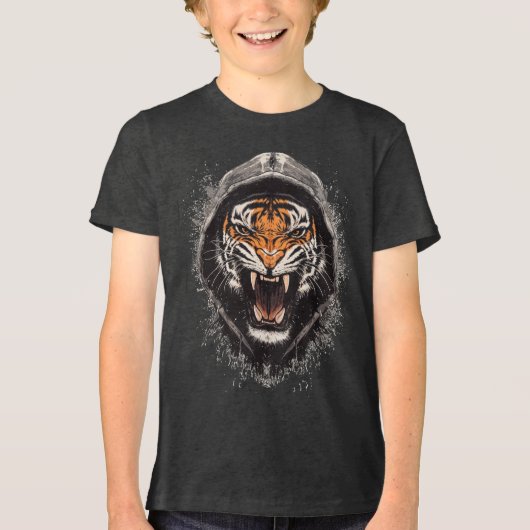Urban Alpha Tiger Tri-Blend Shirt (Vorderseite)